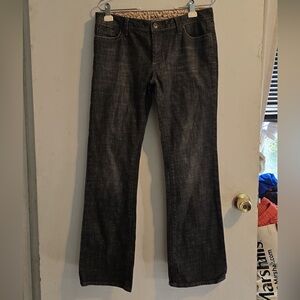 Mavi Women's Dark Gray Boot Cut Jeans